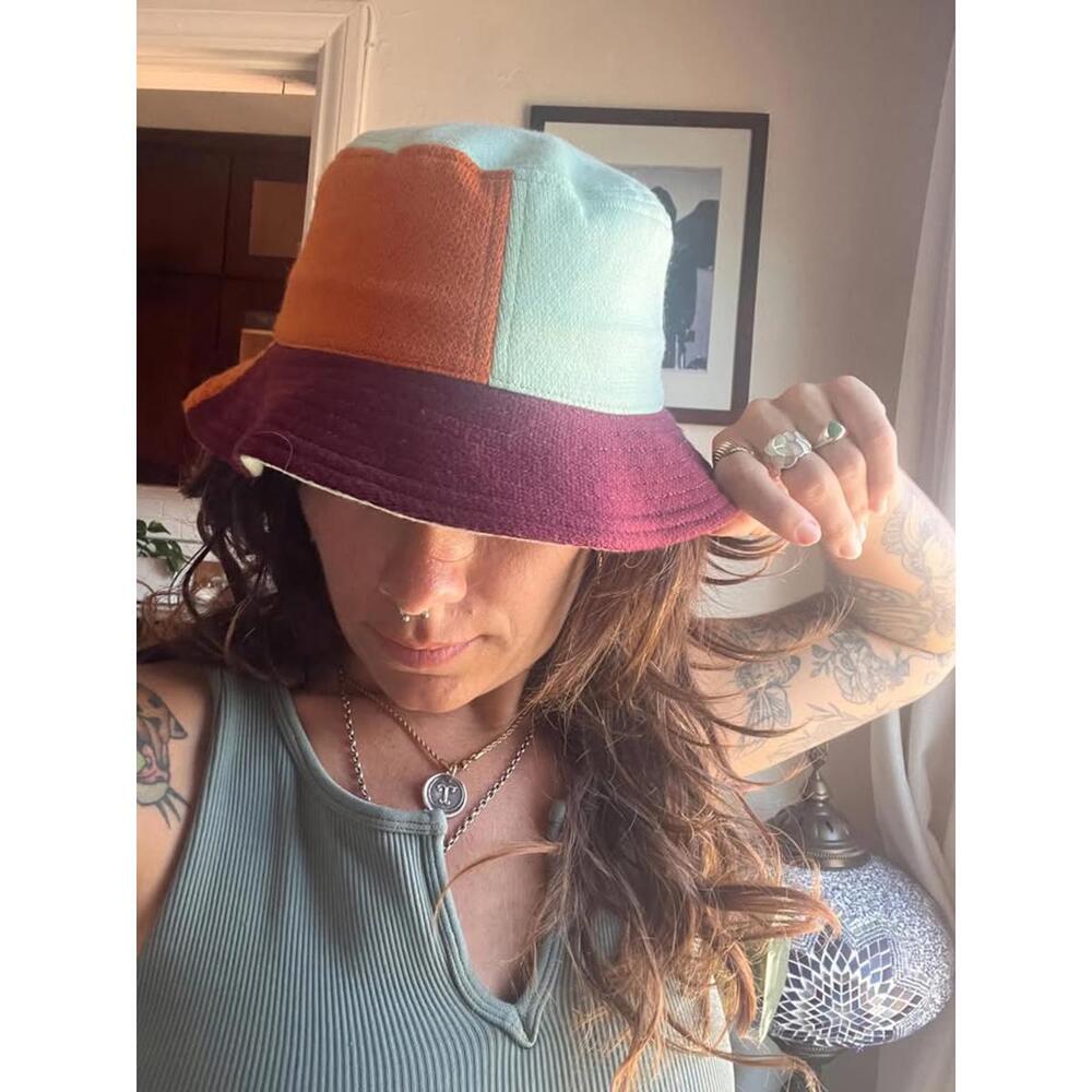 Verloop Colorblock Canvas Bucket Hat